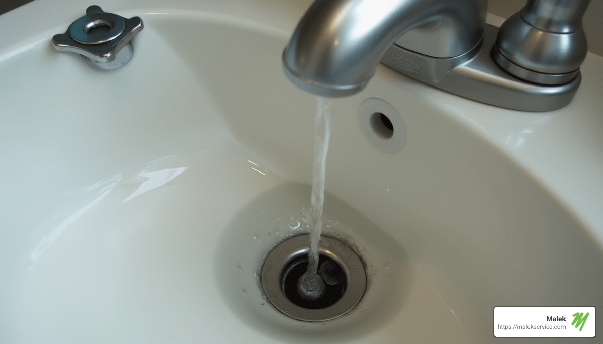Clogged drains can slow down your sinks and tubs, leading to backups. - college station plumber