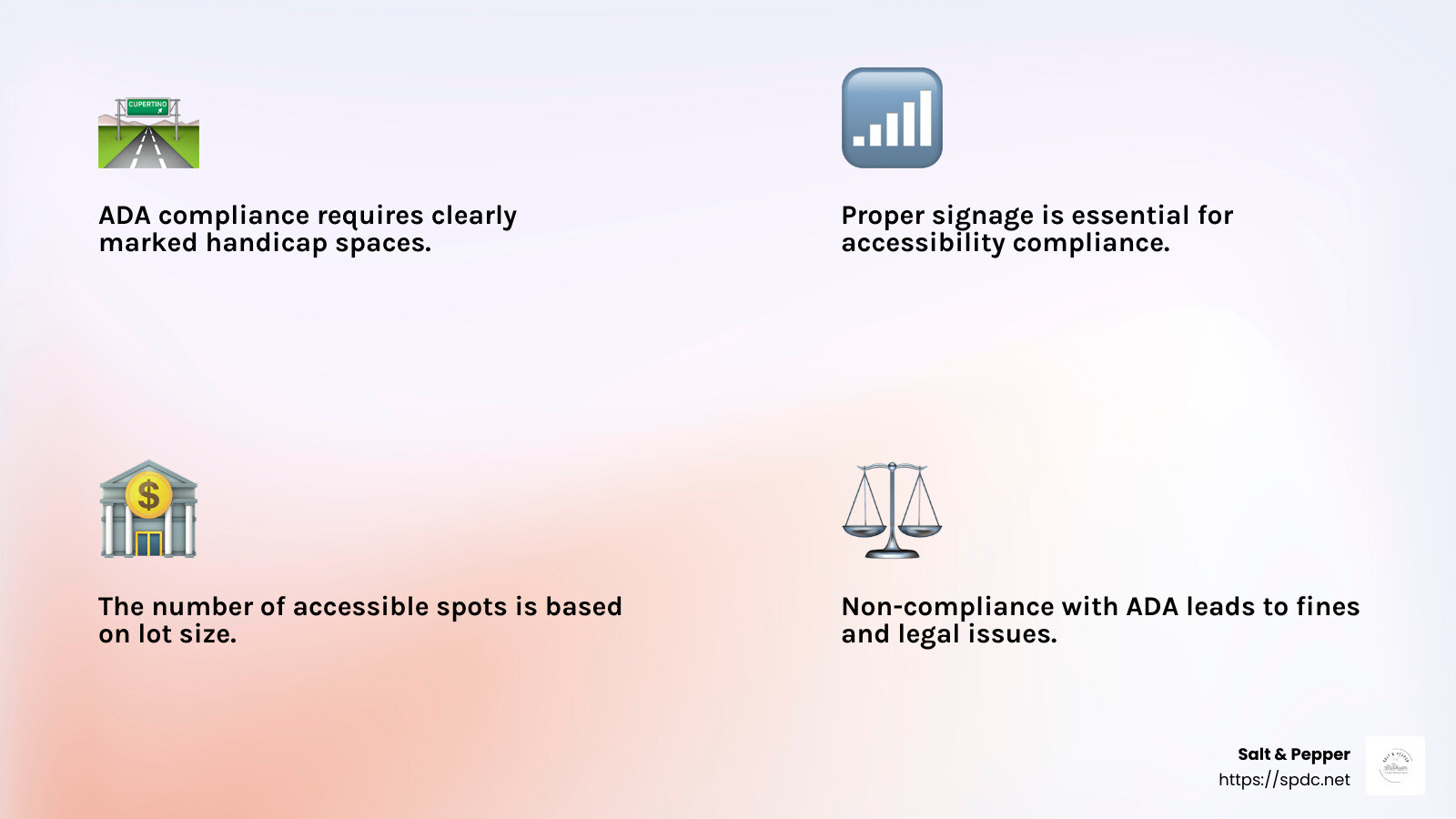 ADA Compliance Infographic - parking lot striping services tampa fl infographic 4_facts_emoji_light-gradient ADA Compliance Infographic - parking lot striping services tampa fl infographic 4_facts_emoji_light-gradient