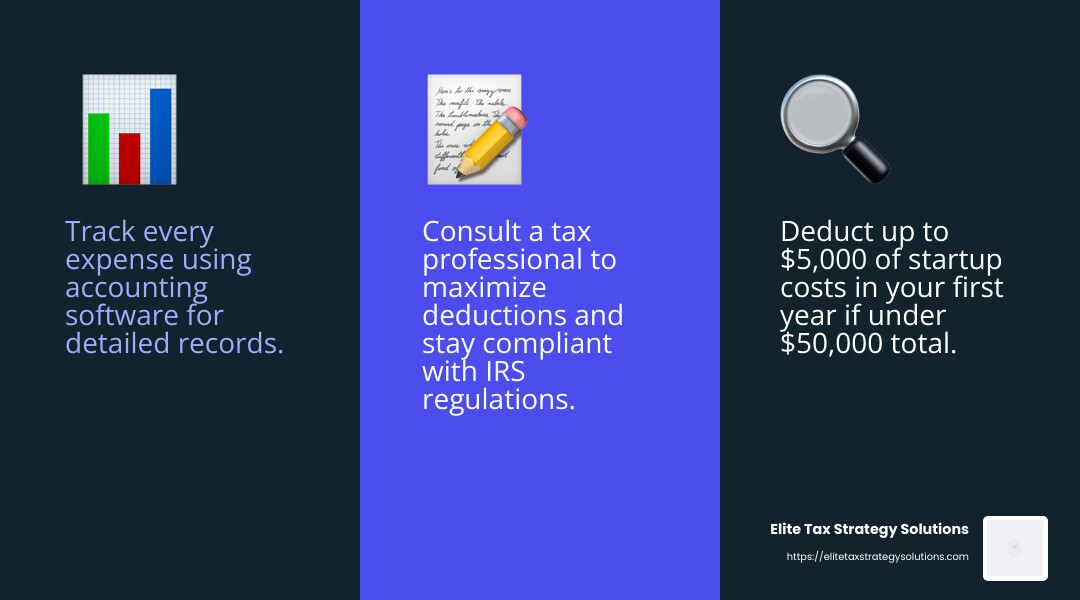 Understanding IRS regulations can save your startup from costly mistakes. - Tax advice for startups infographic 3_facts_emoji_blue