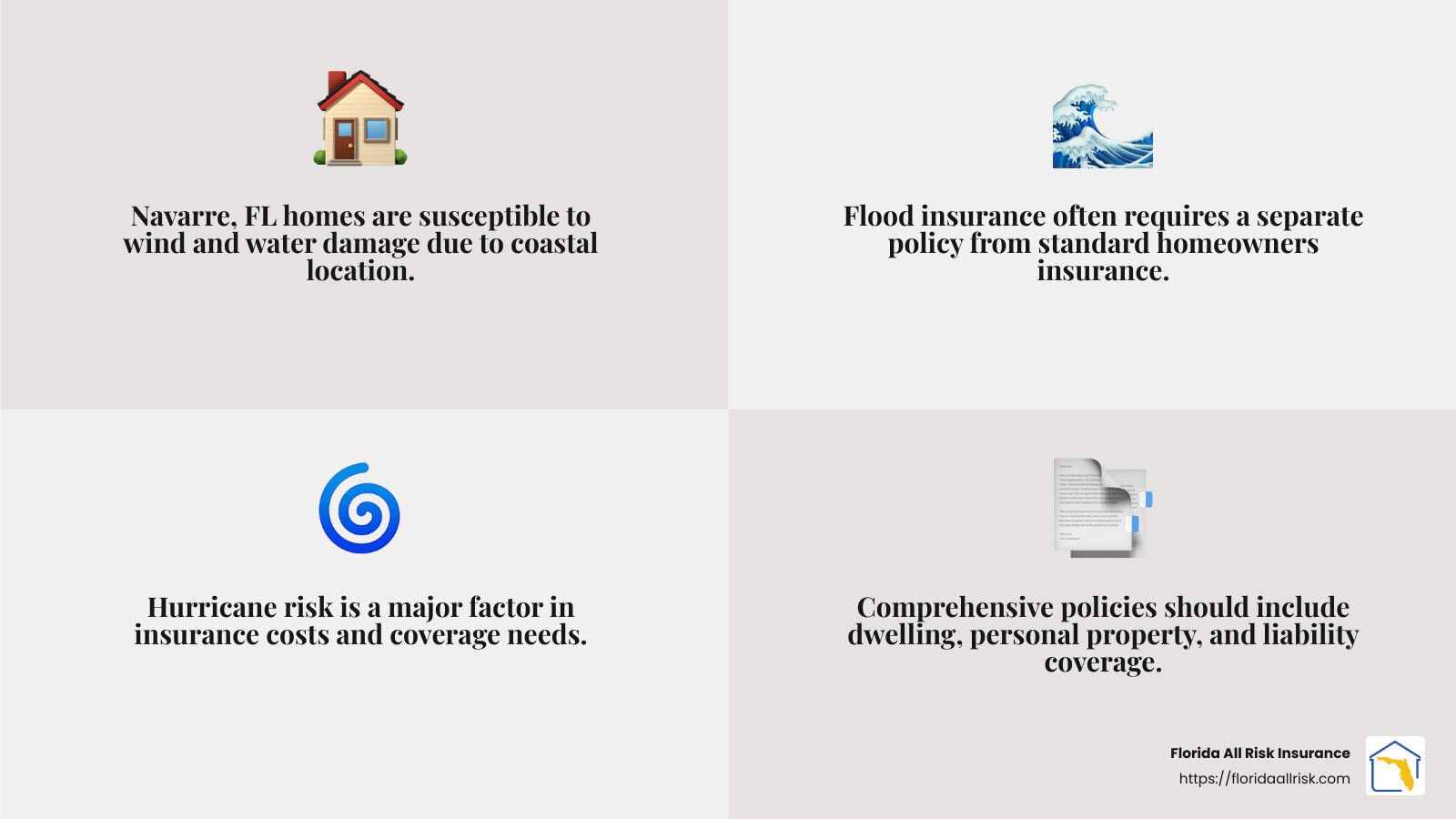 Umbrella Insurance Protection - homeowners insurance navarre fl infographic 4_facts_emoji_grey