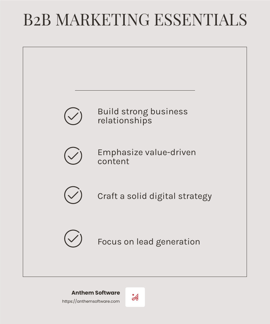 Deloitte's success in B2B services - b2b internet marketing agency infographic checklist-light-beige