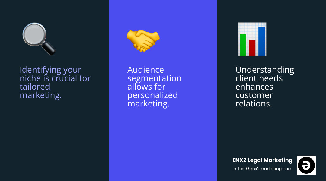 Understanding Audience Needs - lawyer internet marketing tips infographic 3_facts_emoji_blue