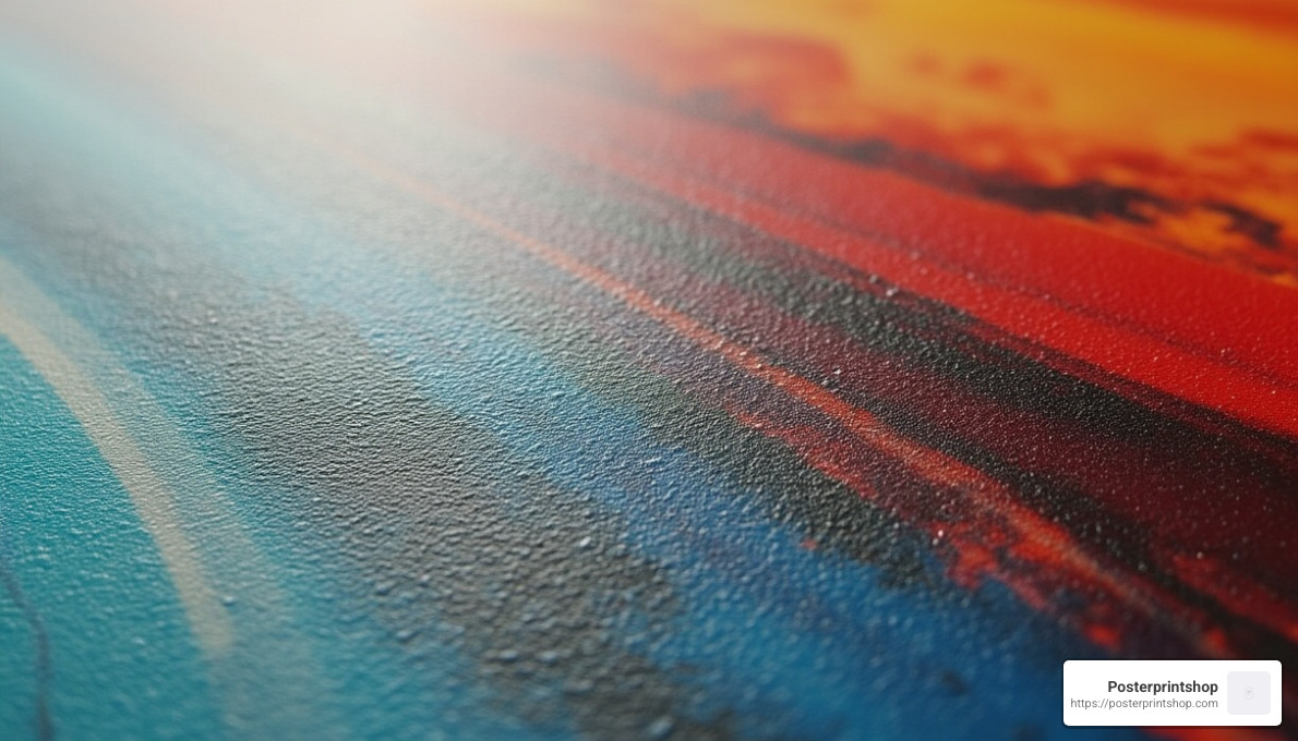 Satin canvas example - should i print satin matte canvas