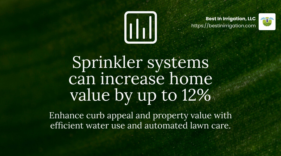 9c2bc811a7dafd3e45bbbcd3d90b4af3813cafd7 Sprinkler System Costs Uncovered: A Guide to Budgeting for Your Home Sprinkler systems can increase home value by up to 12% - cost of sprinkler system in house infographic simple-stat-landscape-green