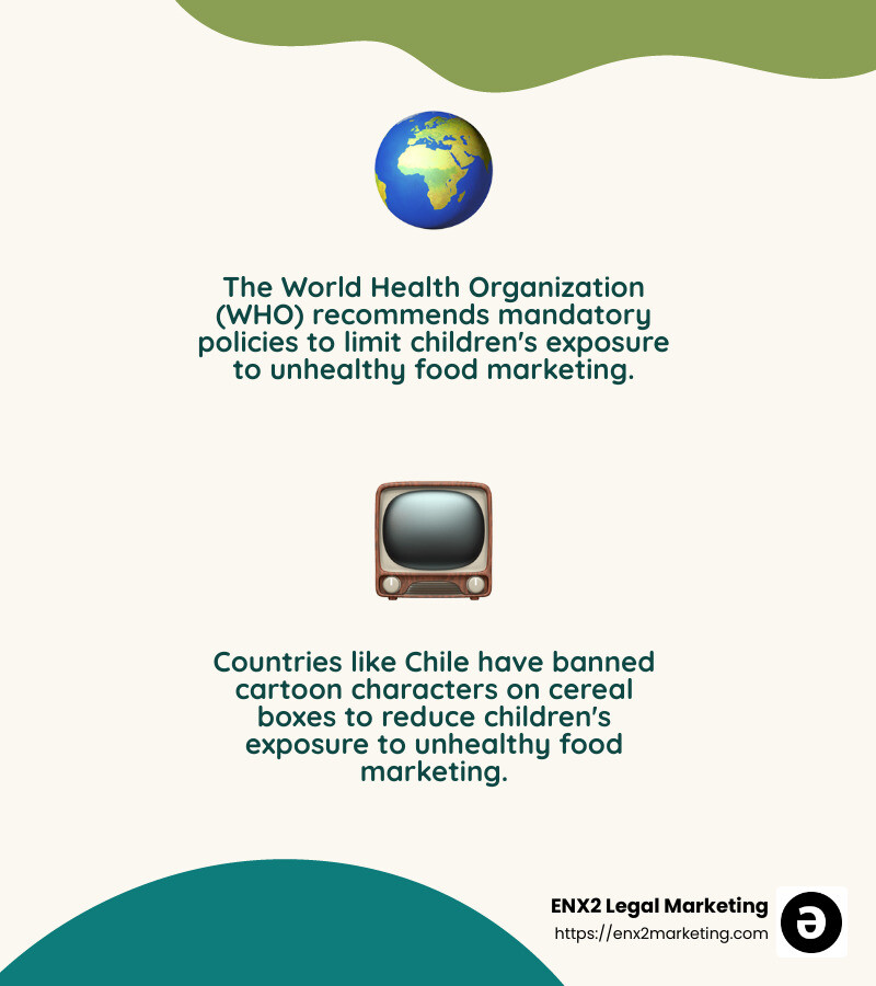 WHO recommends mandatory policies to protect children from unhealthy food marketing - do standards exist for marketing food and beverages to children infographic 2_facts_emoji_nature