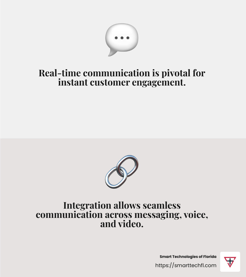 Dialing into Success: Leading CPaaS Companies Reviewed 2 Real-time communication is key to customer engagement - communication platform as a service companies infographic 2_facts_emoji_grey