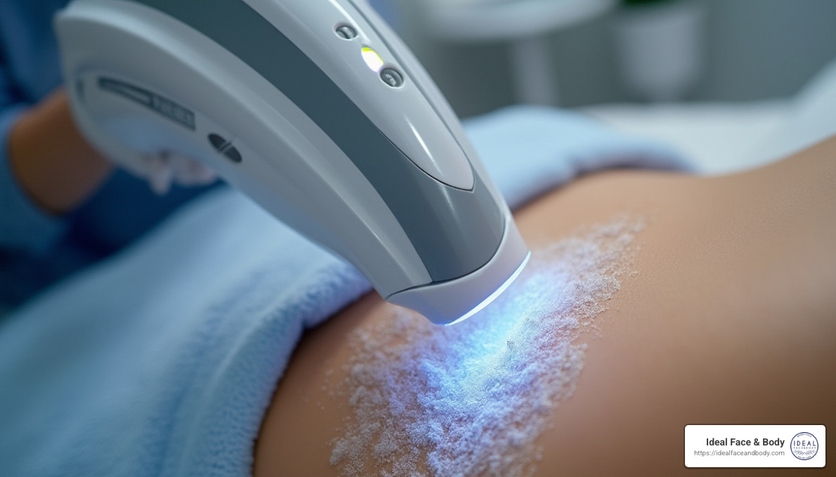 Controlled cooling in action - cost of laser lipo Controlled cooling in action - cost of laser lipo