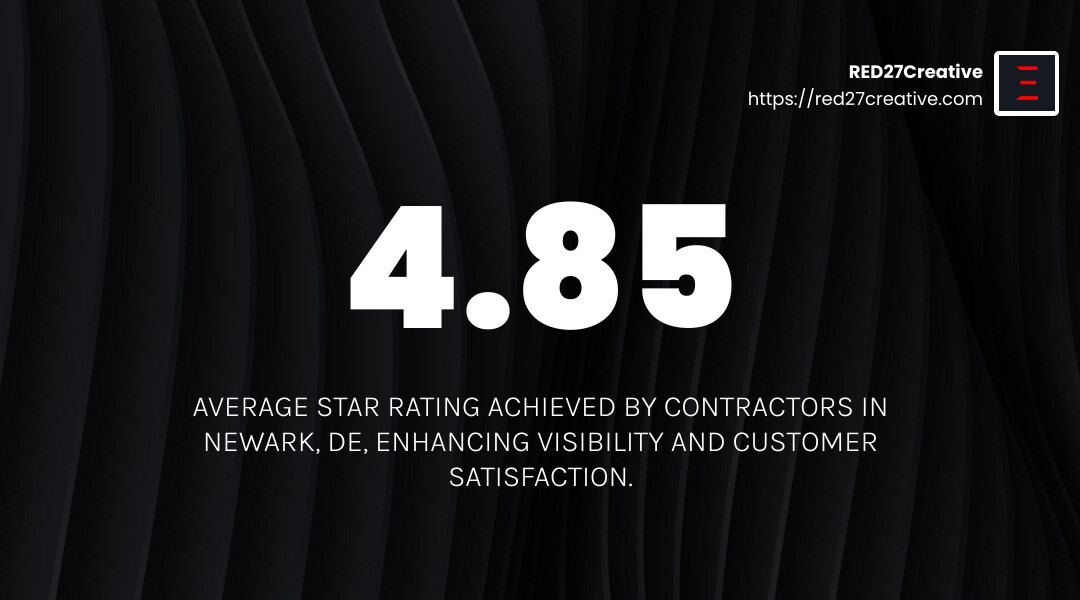 Newark, DE, stellar average star rating of 4.85 - Contractor SEO Services infographic simple-stat-landscape-dark Newark, DE, stellar average star rating of 4.85 - Contractor SEO Services infographic simple-stat-landscape-dark