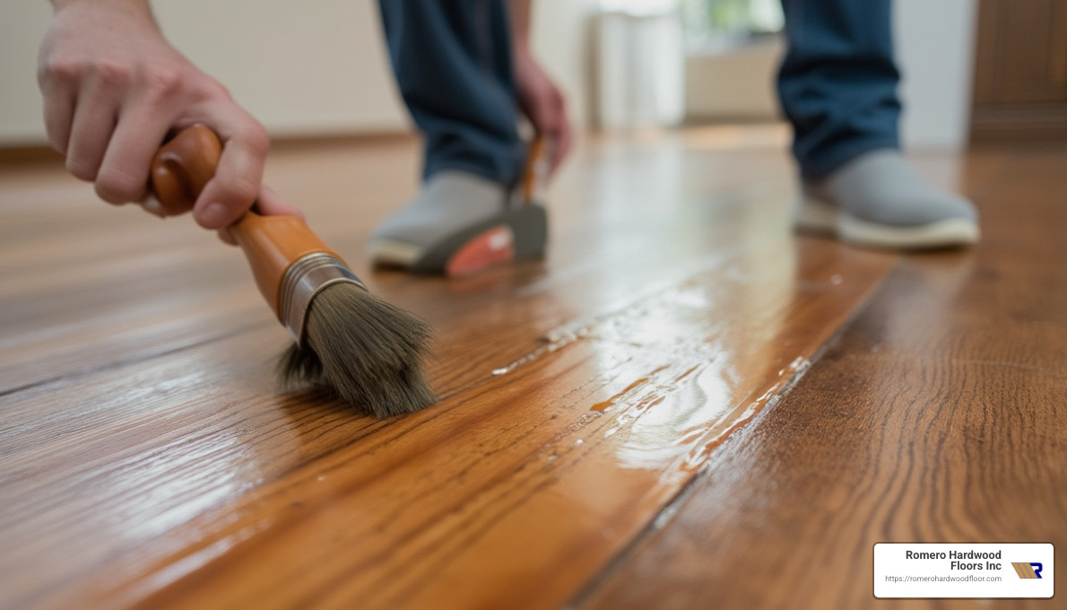 Application Techniques - Best hardwood floor finish
