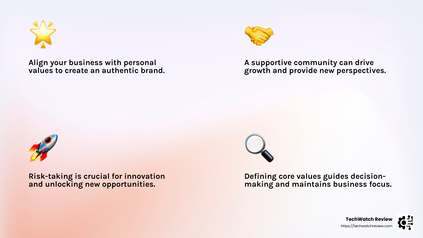 Living Your Values is Key for Creative Entrepreneurs - being boss a podcast for creative entrepreneurs infographic 4_facts_emoji_light-gradient