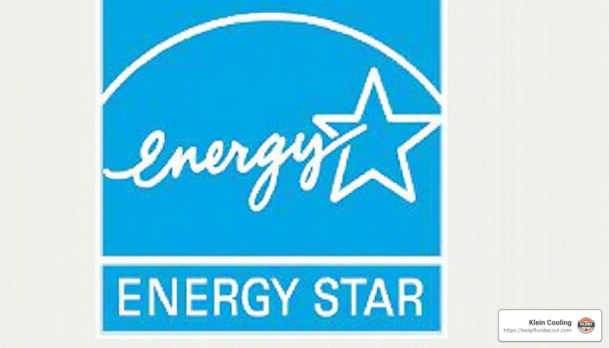 ENERGY STAR certification logo - low energy air conditioners