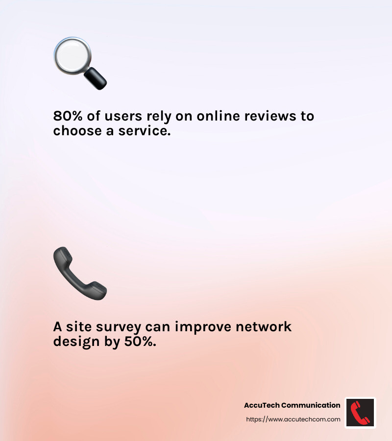 AccuTech Communication Services - network cable technician near me infographic 2_facts_emoji_light-gradient