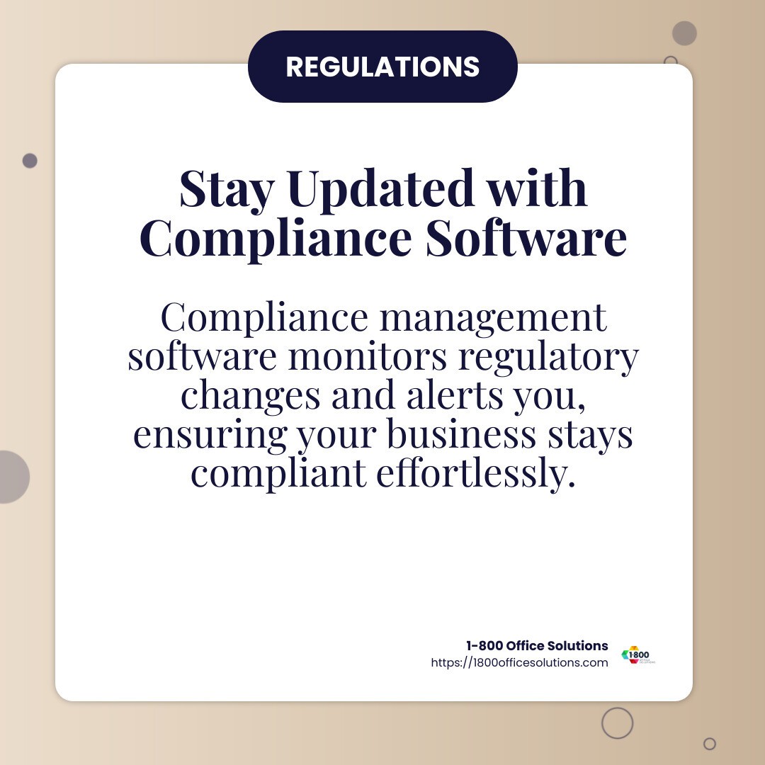 Regulatory Changes - compliance management software infographic simple-info-card Regulatory Changes - compliance management software infographic simple-info-card