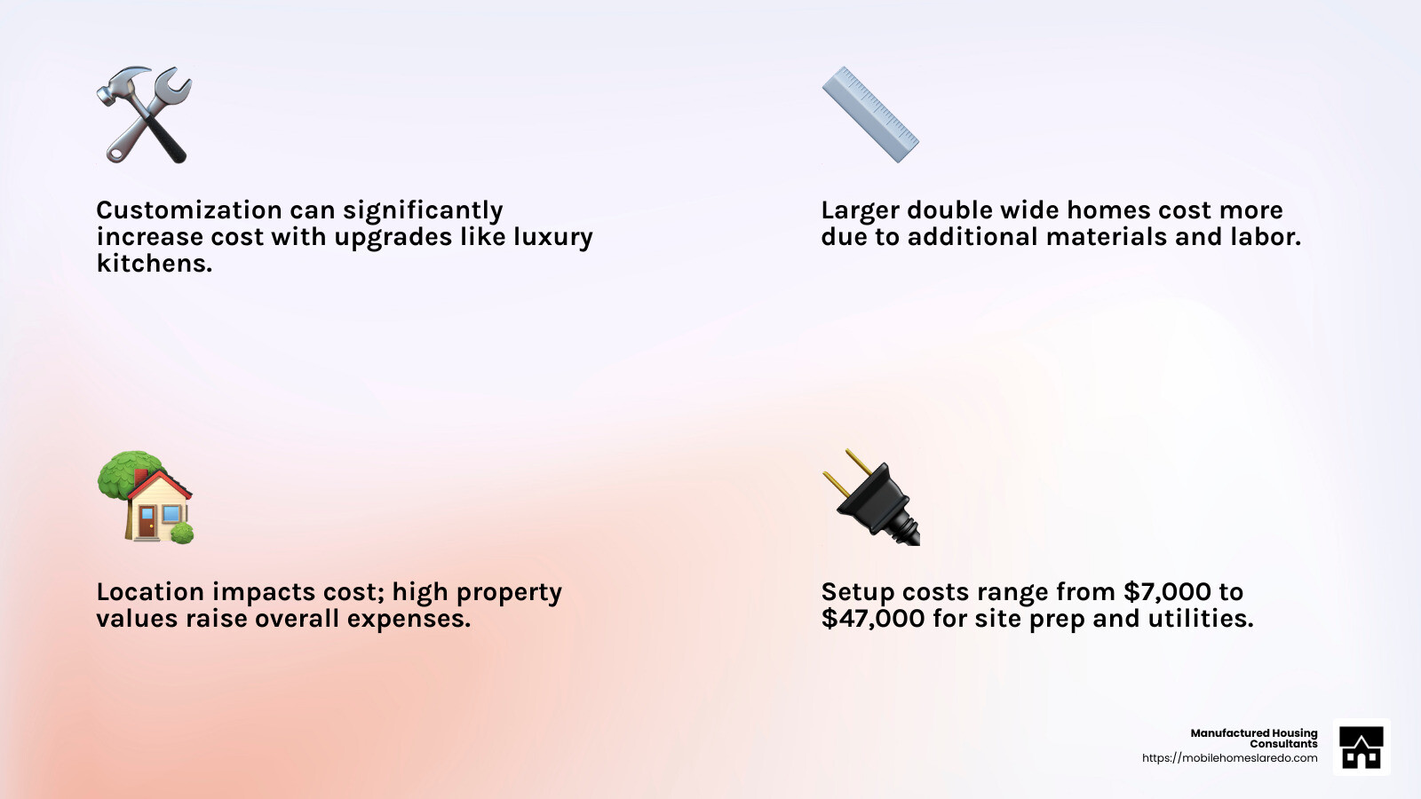 Factors influencing the cost of a double wide trailer - how much does a double wide trailer cost infographic 4_facts_emoji_light-gradient Factors influencing the cost of a double wide trailer - how much does a double wide trailer cost infographic 4_facts_emoji_light-gradient
