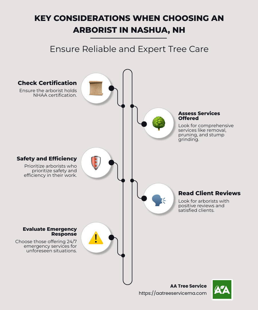 Key Considerations When Choosing an Arborist in Nashua, NH - arborist nashua nh infographic infographic-line-5-steps-neat_beige Key Considerations When Choosing an Arborist in Nashua, NH - arborist nashua nh infographic infographic-line-5-steps-neat_beige