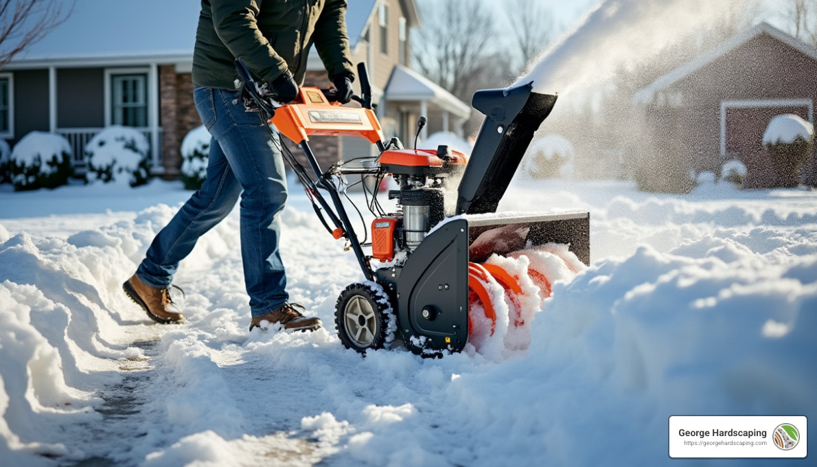 Electric Snow Blower - Eco-friendly snow removal
