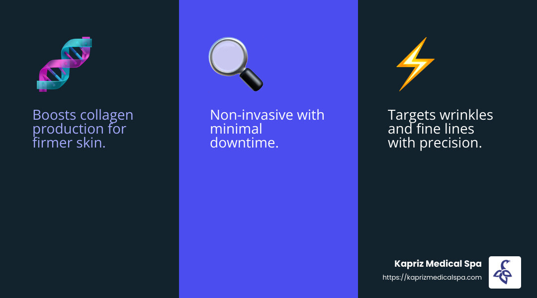 Fotona Laser Benefits - fotona laser skin resurfacing infographic 3_facts_emoji_blue