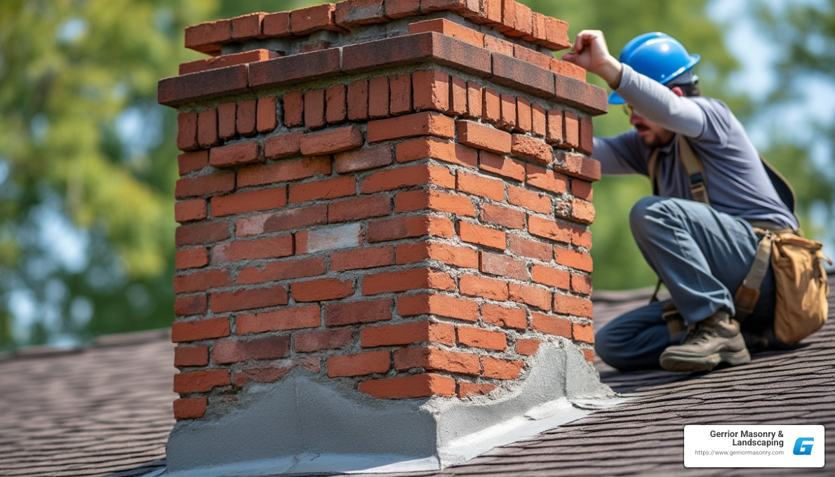 Masonry Chimney Repair: A Complete Guide 3 Chimney structure and repair process - chimney masonry repair