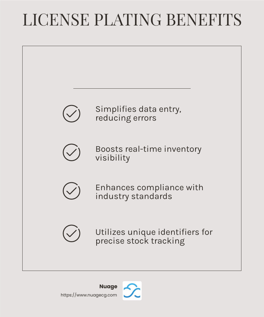 NetSuite License Plating Infographic - netsuite license plating infographic checklist-light-beige