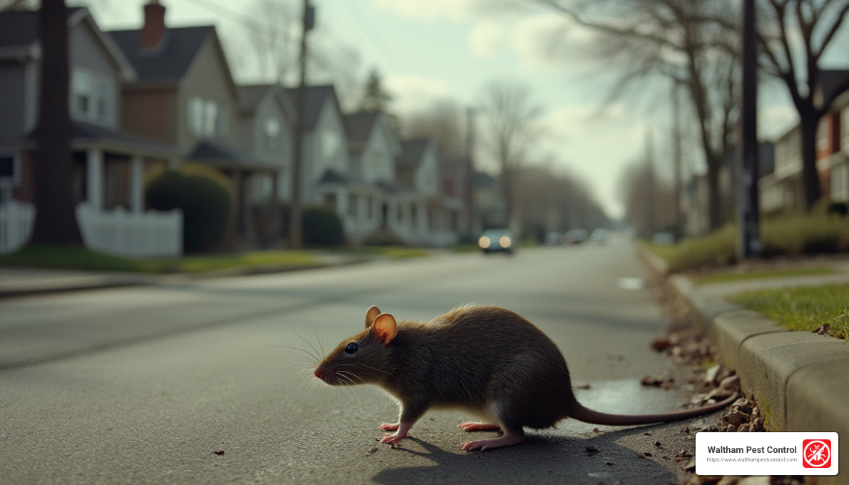Rats in a neighborhood setting - rat problem solution