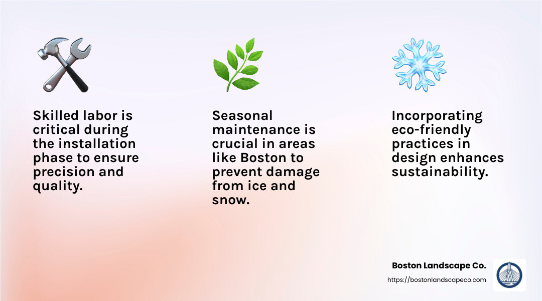 Infographic on the benefits of well-maintained hardscaping - commercial hardscaping near me infographic 3_facts_emoji_light-gradient
