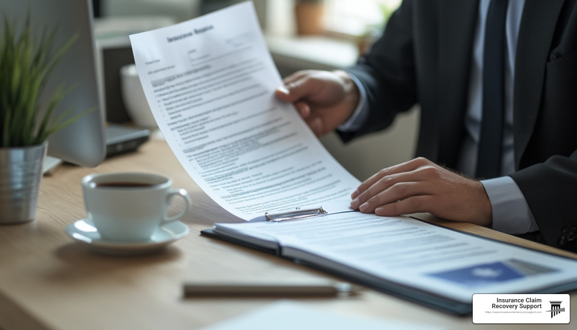 Evaluating Coverage - what does a commercial claims adjuster do