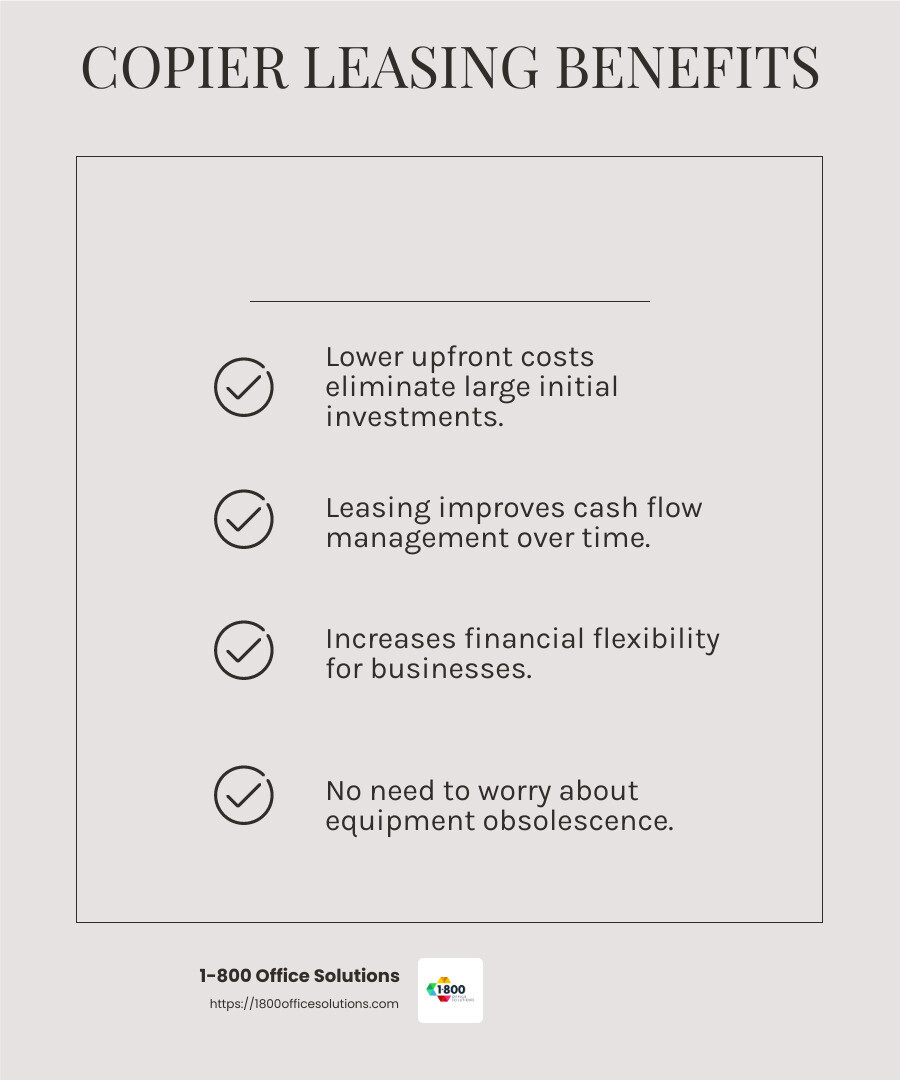 Lower Upfront Cost - copier lease Orlando infographic checklist-light-beige Lower Upfront Cost - copier lease Orlando infographic checklist-light-beige