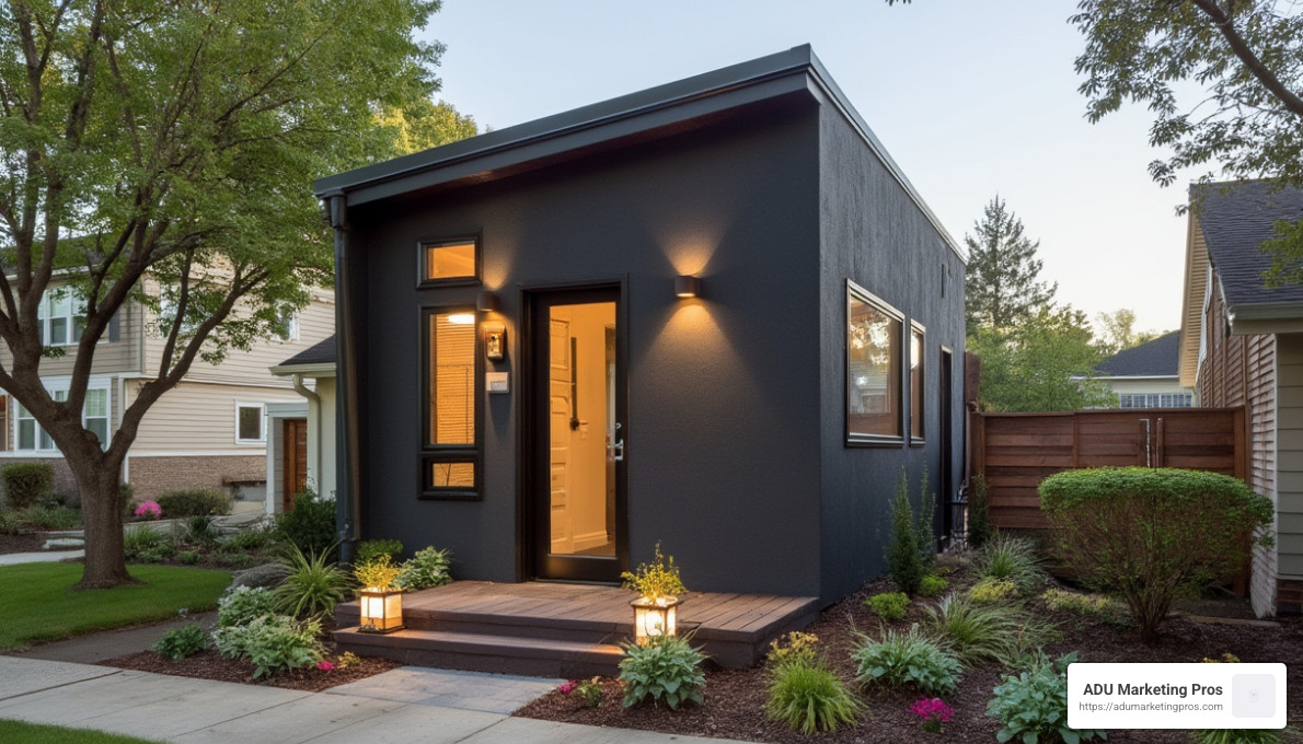 Professional photography of ADU - ADU Architect marketing