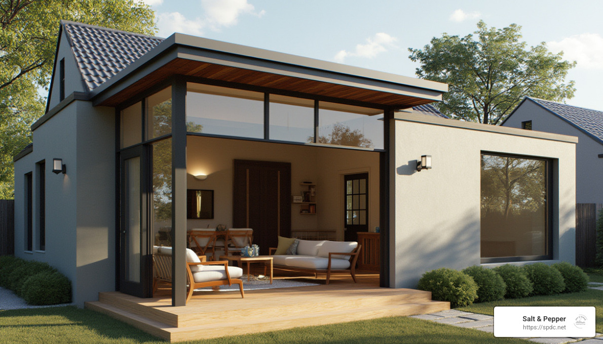 3D rendering example - room addition contractors in tampa fl