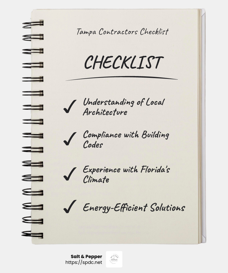 A+ rating with the Better Business Bureau - room addition contractors in tampa fl infographic checklist-notebook