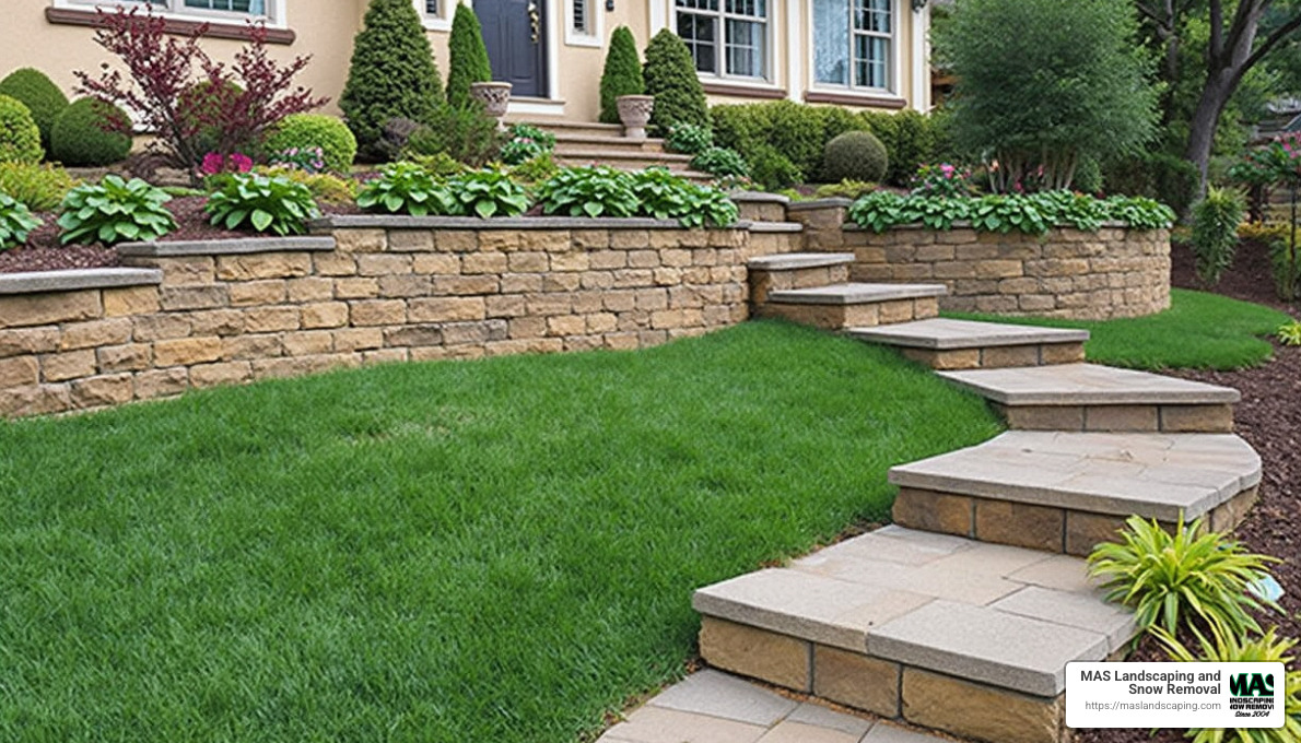 Retaining Wall Types Overview - hardscape retaining wall