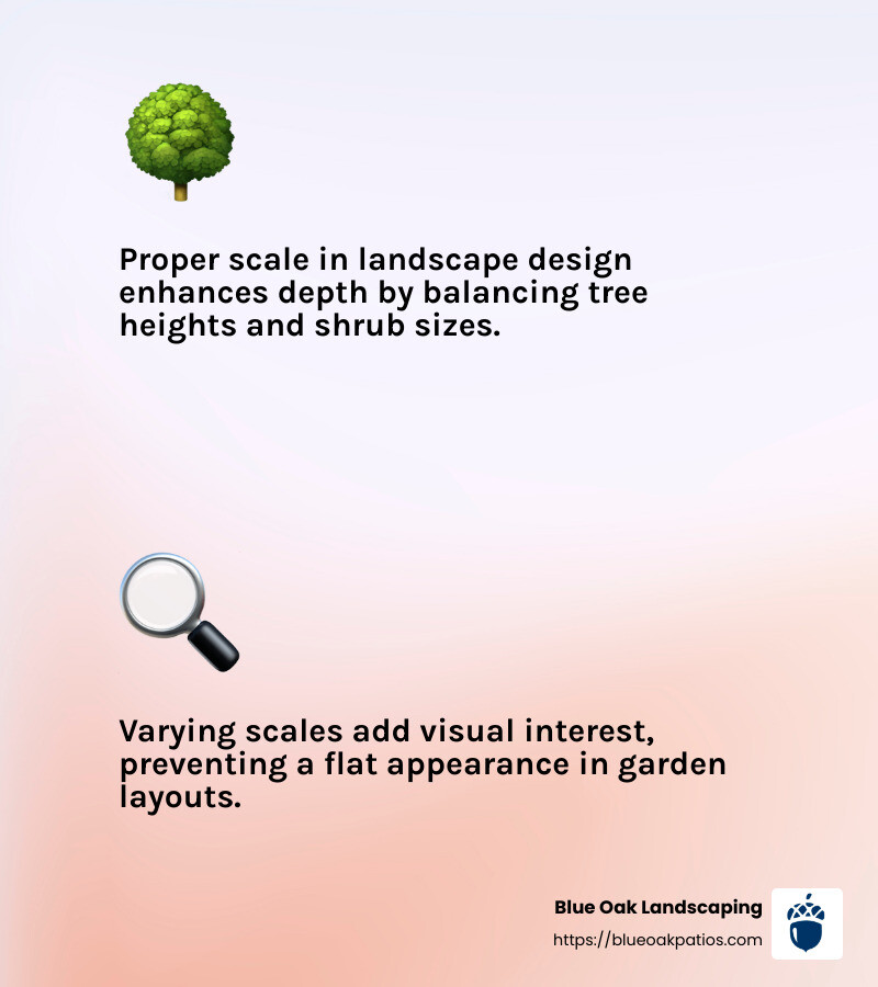 Importance of scale in landscape design - landscape design and horticulture infographic 2_facts_emoji_light-gradient