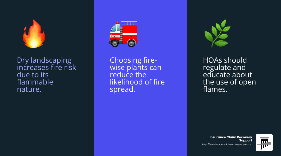 Fire hazards infographic - hoa fire infographic 3_facts_emoji_blue