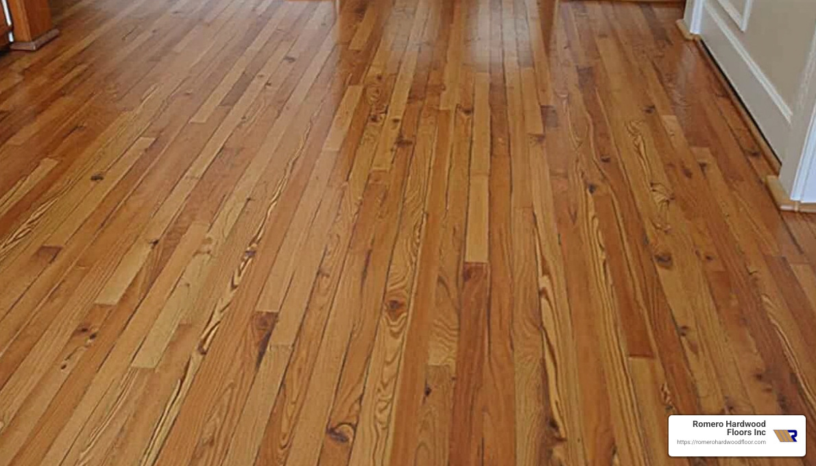 Drum Sander in Action - hardwood floor repair salem ma