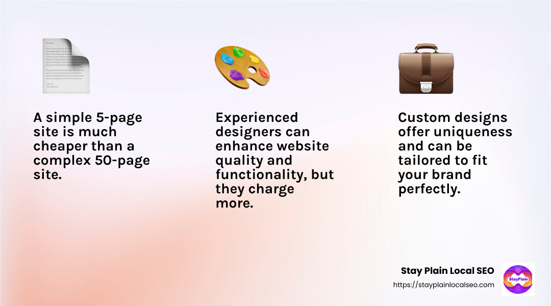 Cost of website design in Ghana - website design prices in ghana infographic 3_facts_emoji_light-gradient