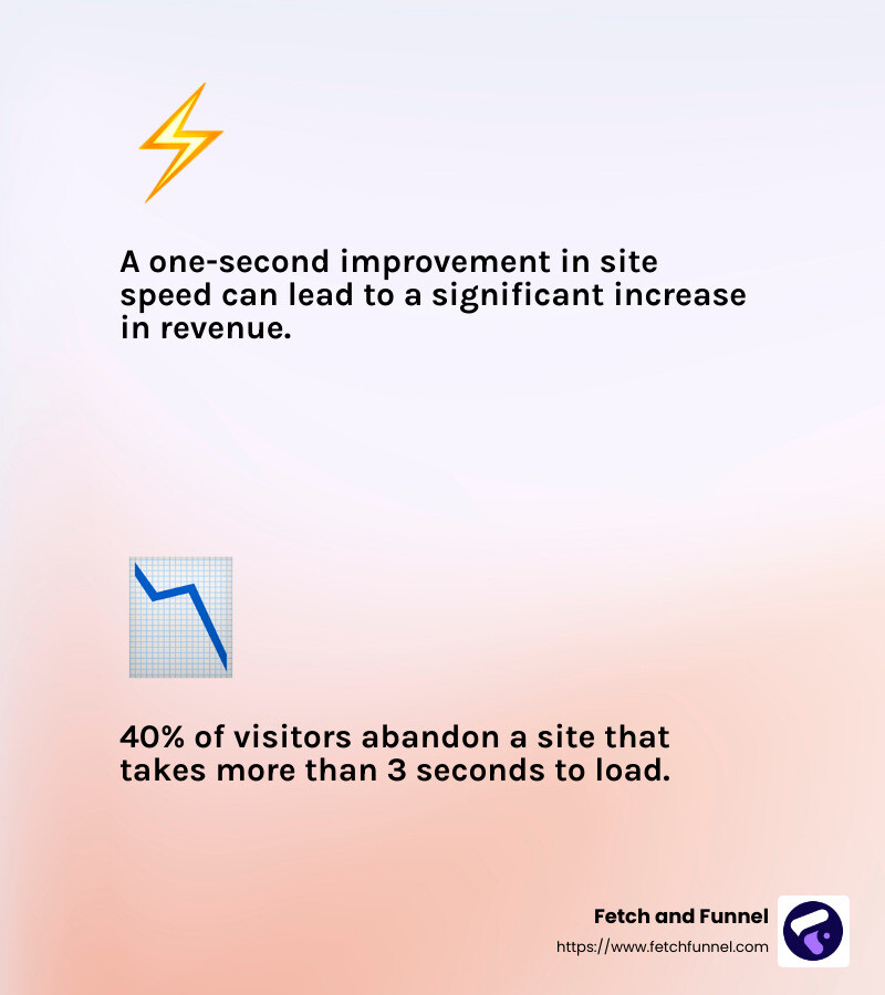 A one-second improvement in site speed can result in +$8,000 in revenue for this site. - Shopify Optimization infographic 2_facts_emoji_light-gradient