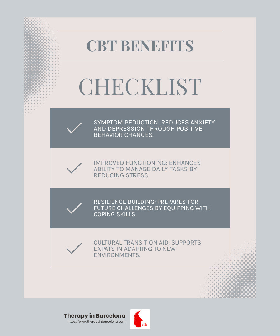 CBT Benefits Infographic - cognitive behavioral therapy for adjustment disorder infographic checklist-light-blue-grey CBT Benefits Infographic - cognitive behavioral therapy for adjustment disorder infographic checklist-light-blue-grey