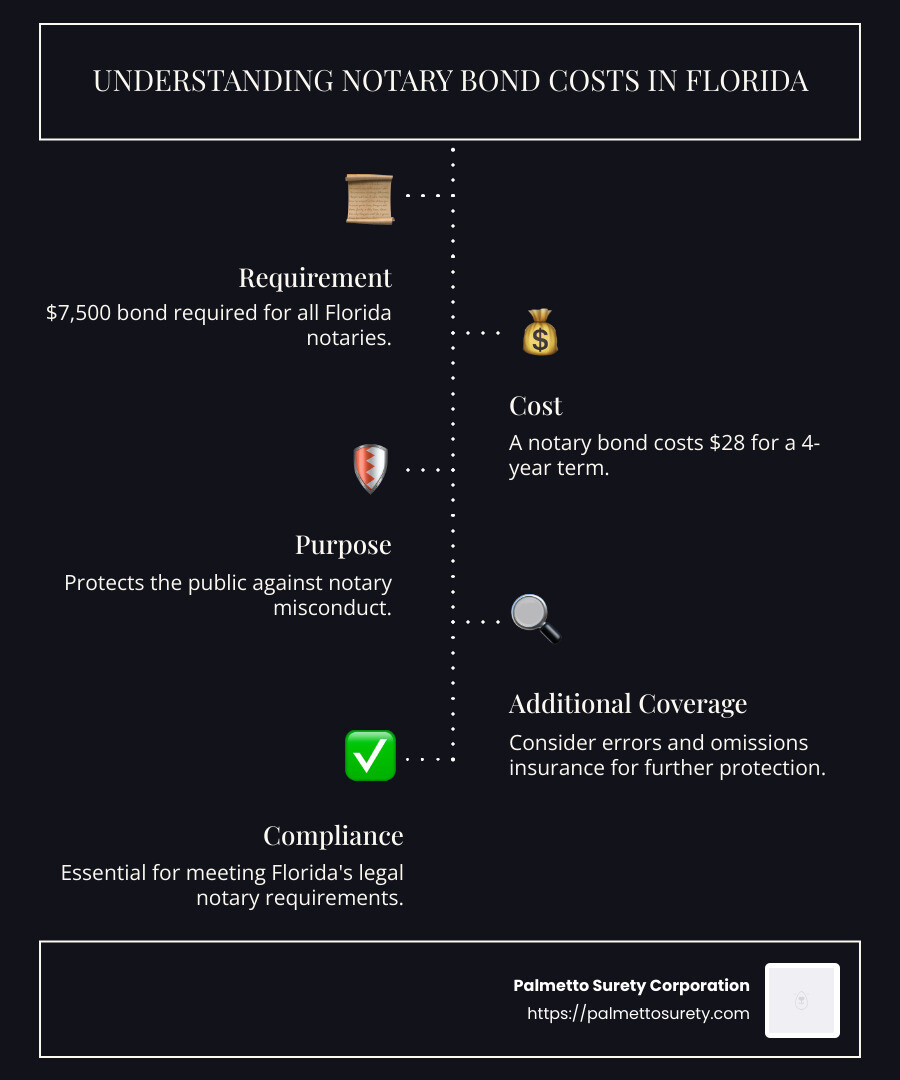 How Much Does a Notary Bond Cost in Florida 2025?