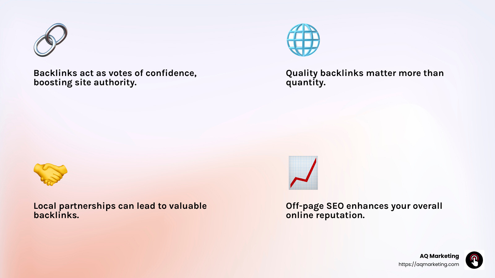 Backlinks are crucial for building website authority and improving search engine rankings. - home services seo infographic 4_facts_emoji_light-gradient Backlinks are crucial for building website authority and improving search engine rankings. - home services seo infographic 4_facts_emoji_light-gradient