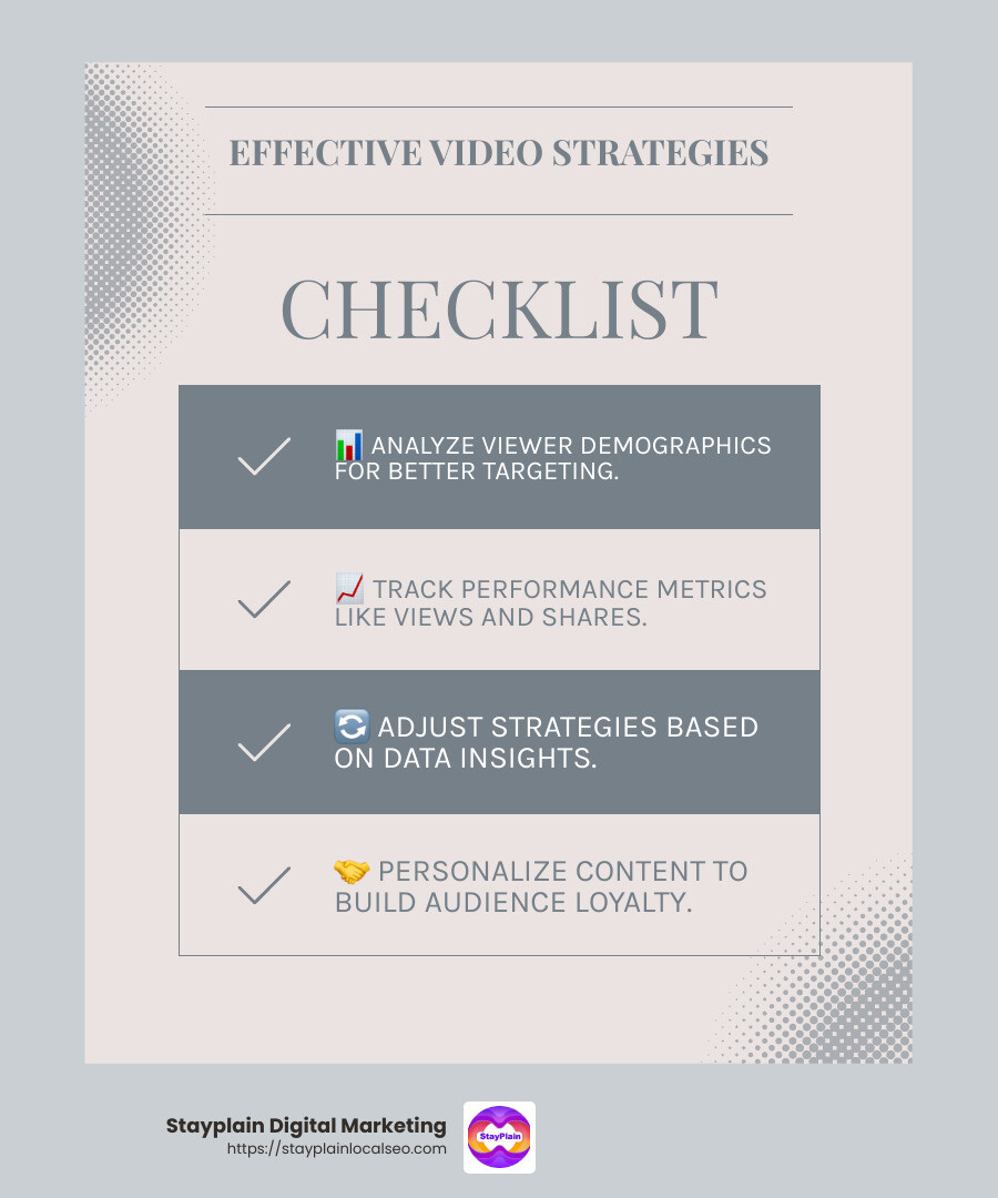 Data-driven advertising in Ghana - Video marketing Ghana infographic checklist-light-blue-grey