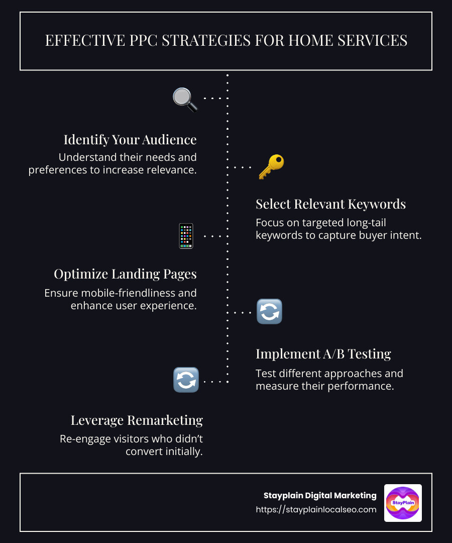 Effective PPC Strategies for Home Services - PPC services for home services infographic infographic-line-5-steps-dark Effective PPC Strategies for Home Services - PPC services for home services infographic infographic-line-5-steps-dark