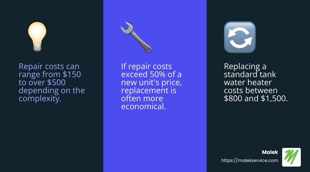 Regular maintenance can significantly extend the lifespan of your water heater. - water heater repair houston infographic 3_facts_emoji_blue