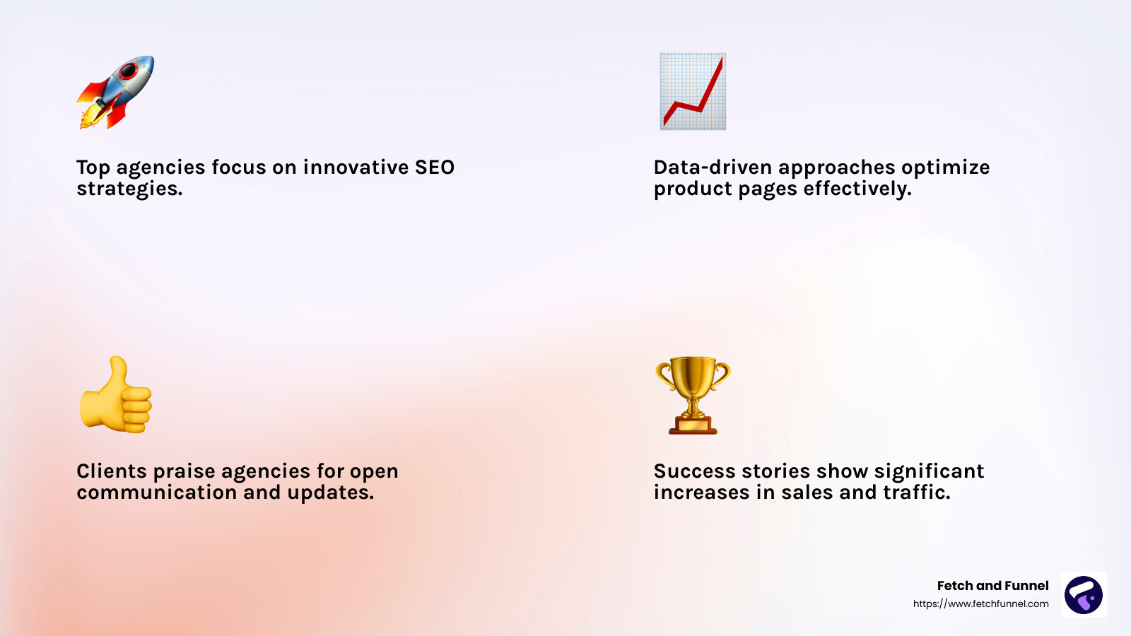 Client Success Story: Increase in Organic Traffic - ecommerce seo marketing agency infographic 4_facts_emoji_light-gradient