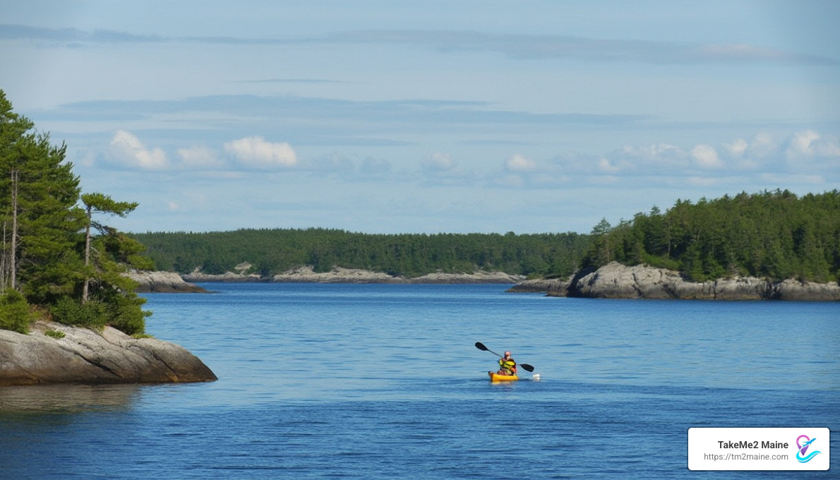 Kayaking in Penobscot Bay - Maine outdoor activities
