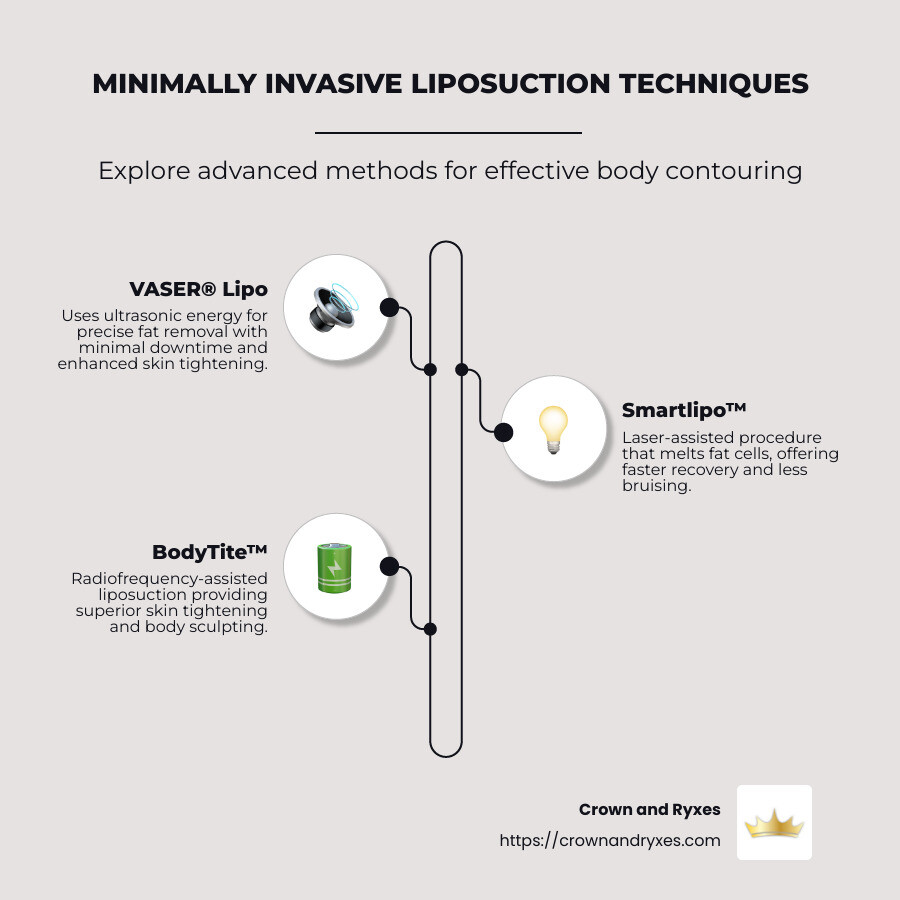Benefits of Minimally Invasive Liposuction - liposuction orlando fl infographic infographic-line-3-steps-neat_beige