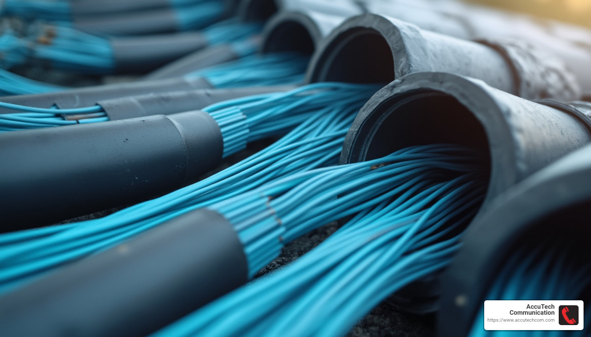 Innerduct protecting fiber optic cables - Innerduct Service