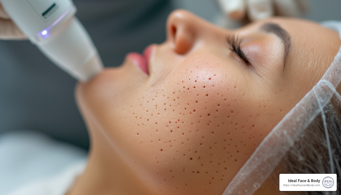 Dermapen treatment - dermapen for large pores