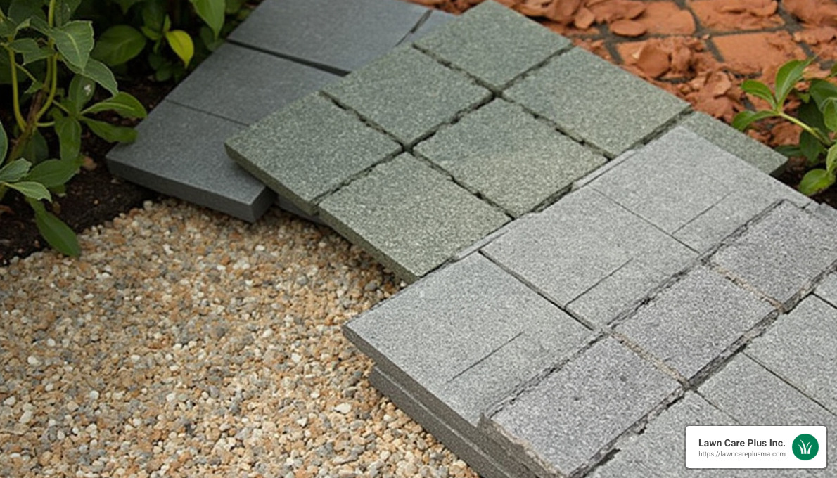 Example of patio materials - patio pavers installers