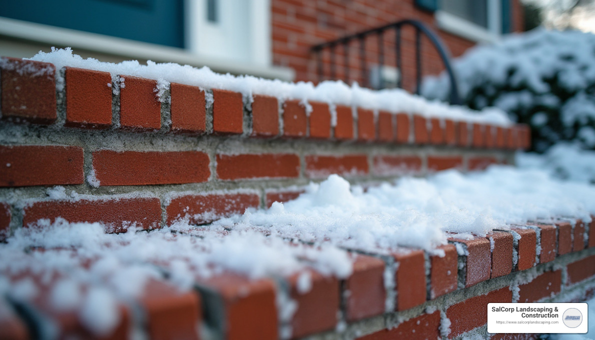 Durability of brick steps in harsh weather - brick front steps