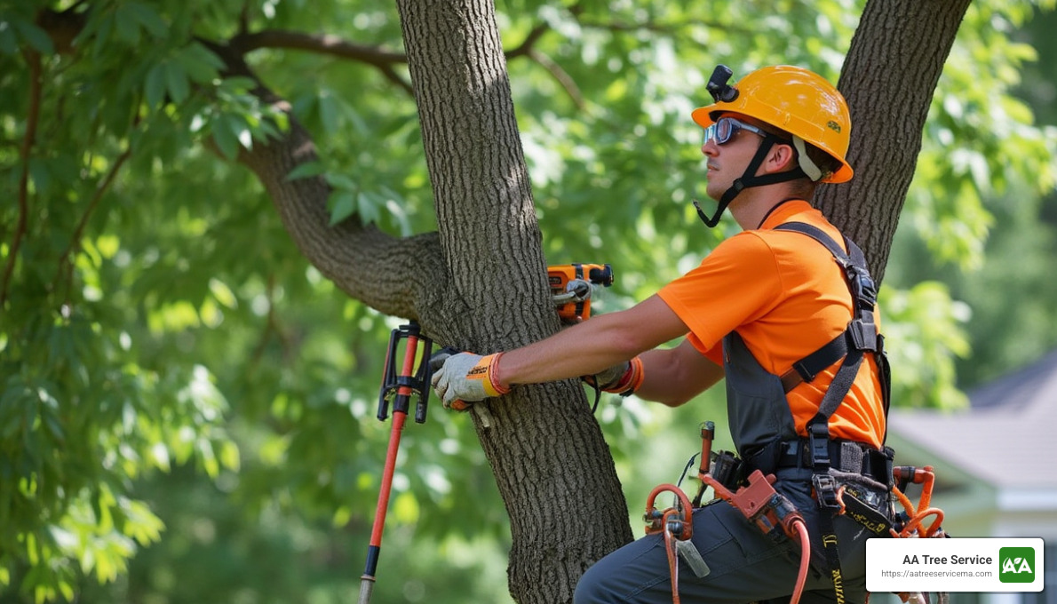 Certified Arborists at Work - emergency tree services Certified Arborists at Work - emergency tree services